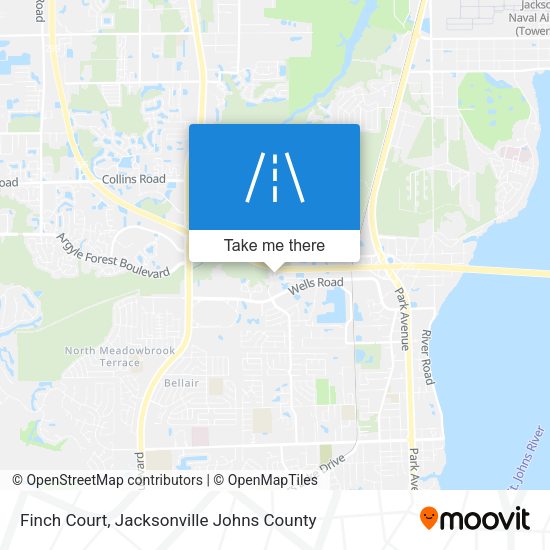 Finch Court map