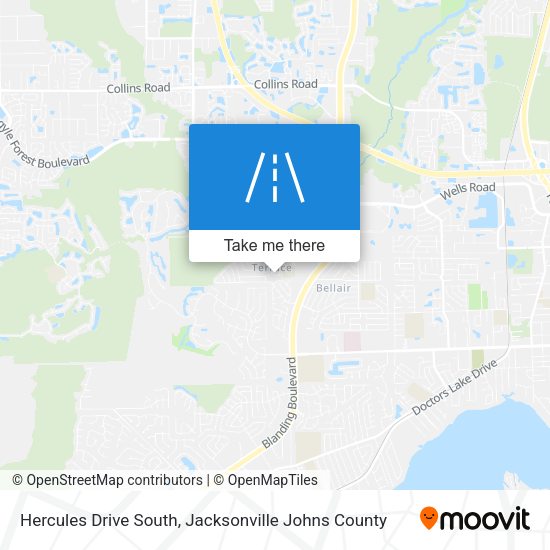 Mapa de Hercules Drive South