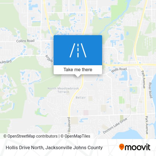 Hollis Drive North map