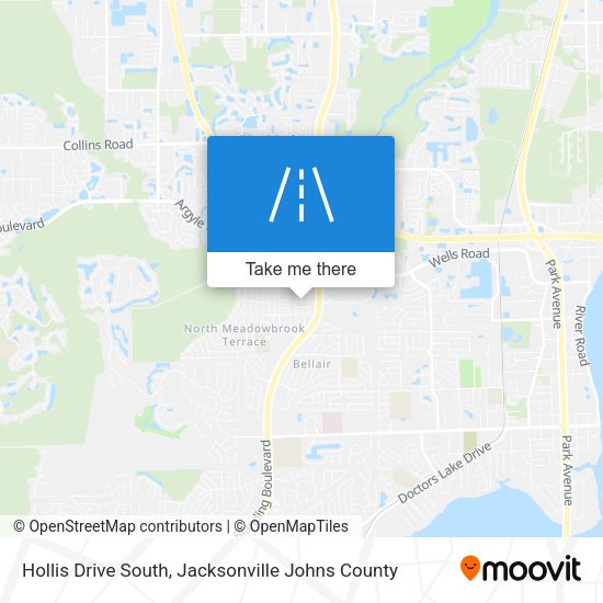 Hollis Drive South map