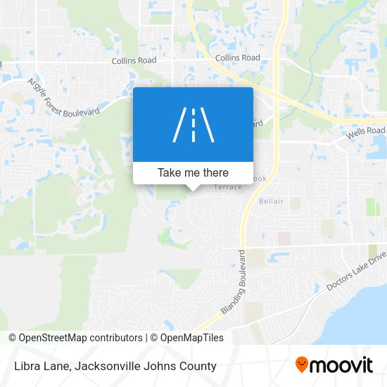 Libra Lane map