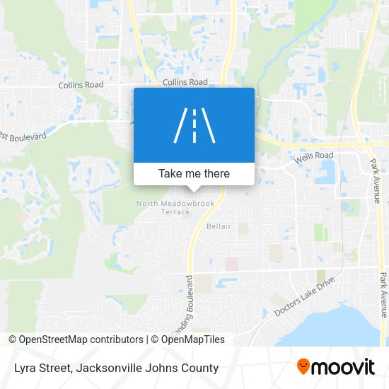 Lyra Street map