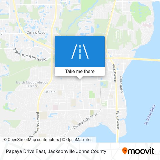 Mapa de Papaya Drive East