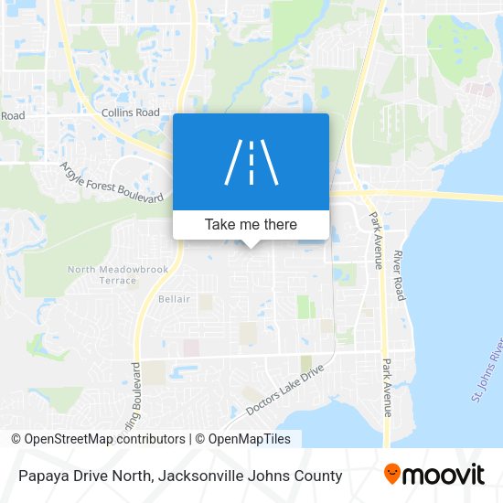 Mapa de Papaya Drive North