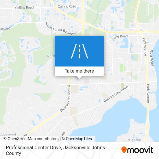 Professional Center Drive map