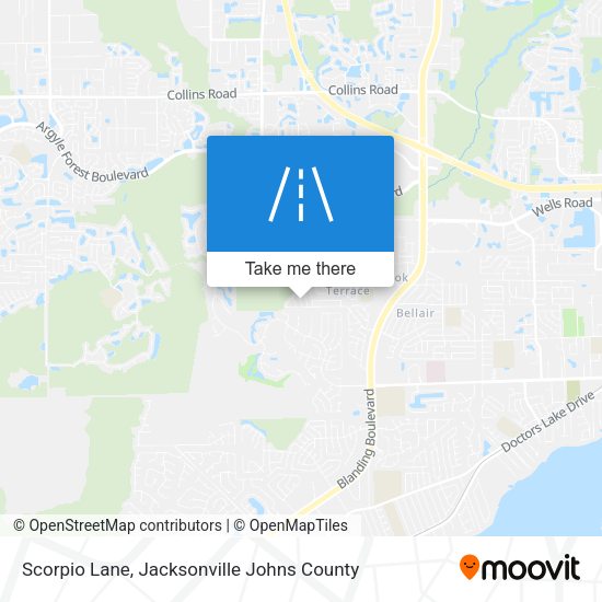 Mapa de Scorpio Lane