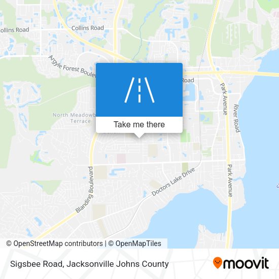 Sigsbee Road map