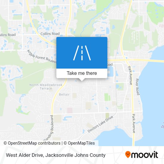 Mapa de West Alder Drive
