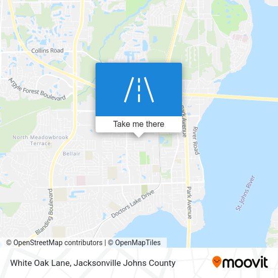 Mapa de White Oak Lane