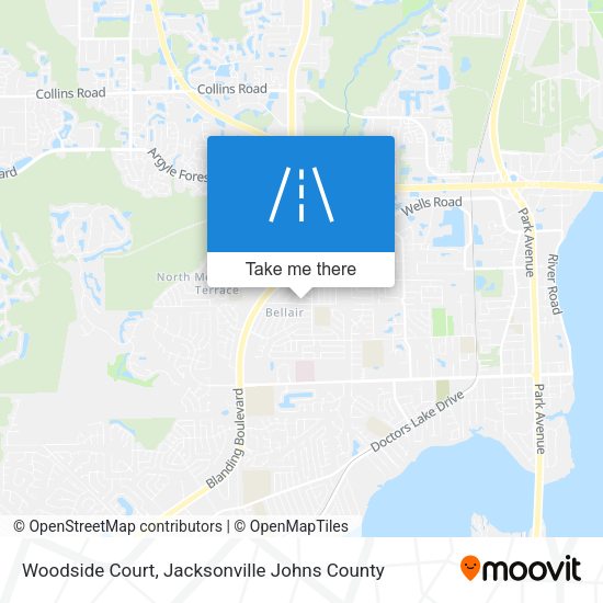 Woodside Court map
