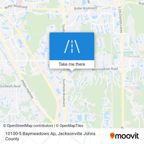 10100-5 Baymeadows Ap map