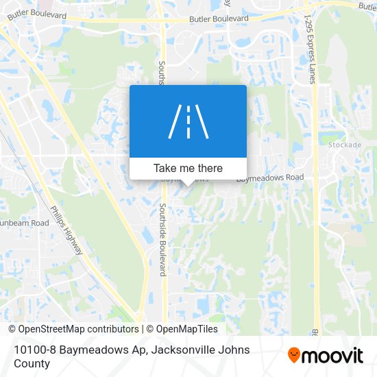 10100-8 Baymeadows Ap map