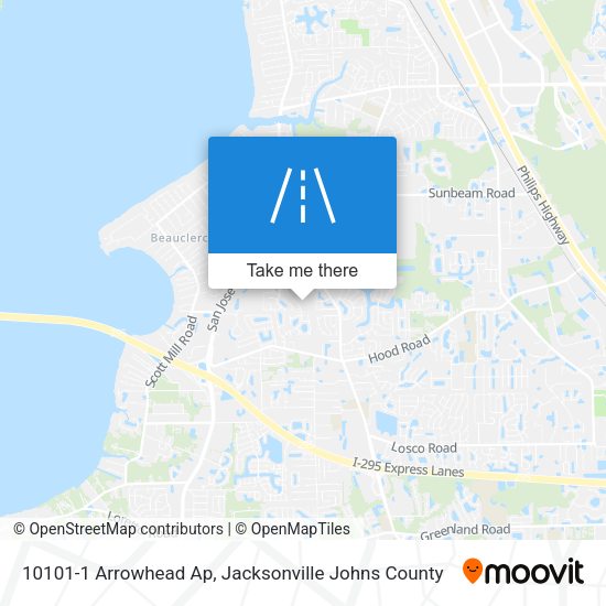 Mapa de 10101-1 Arrowhead Ap