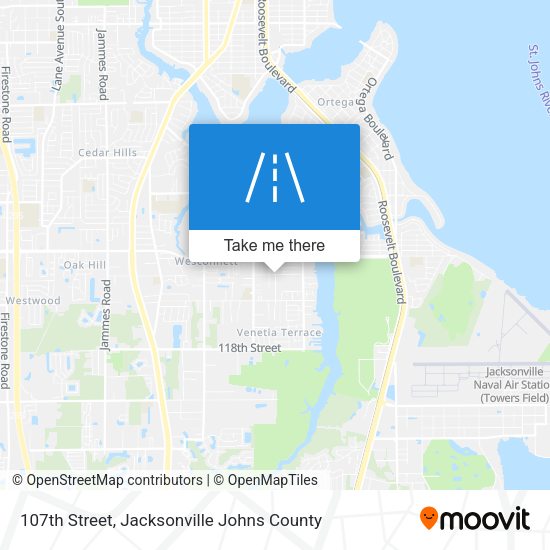 107th Street map