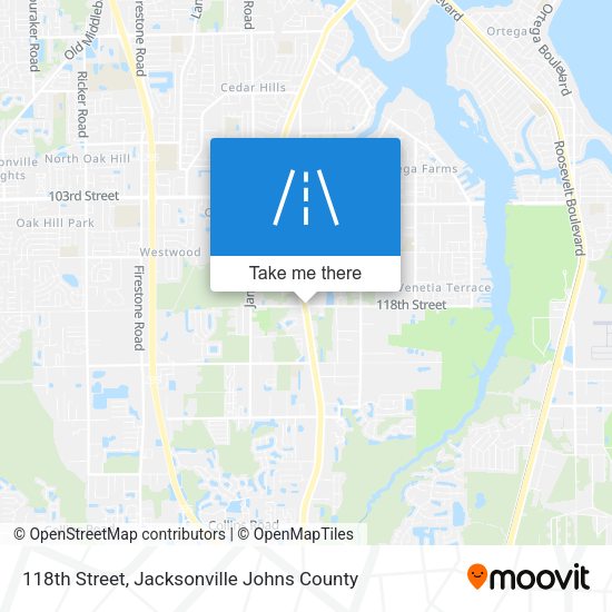 118th Street map