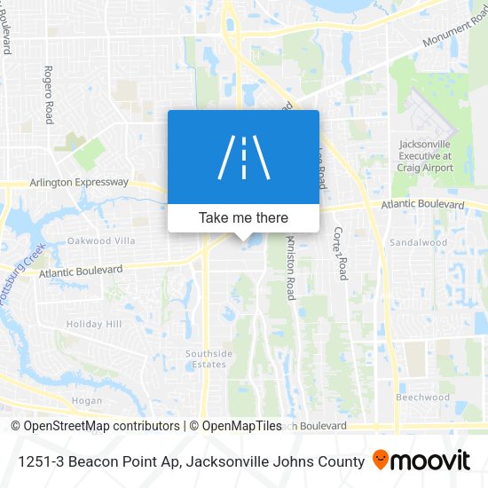 Mapa de 1251-3 Beacon Point Ap