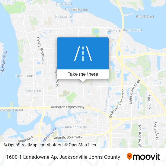 Mapa de 1600-1 Lansdowne Ap