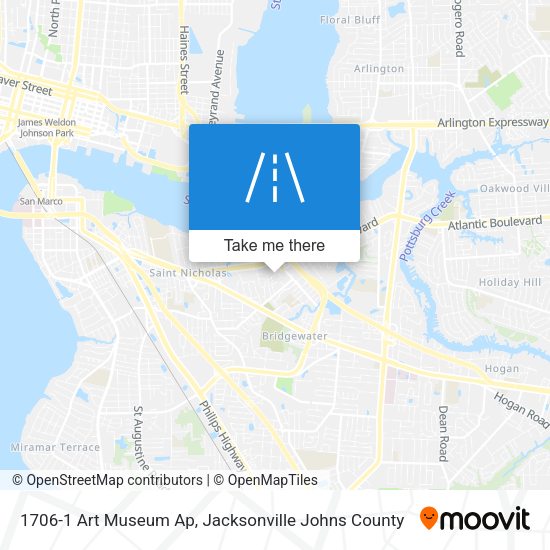 1706-1 Art Museum Ap map