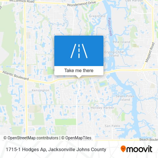 Mapa de 1715-1 Hodges Ap