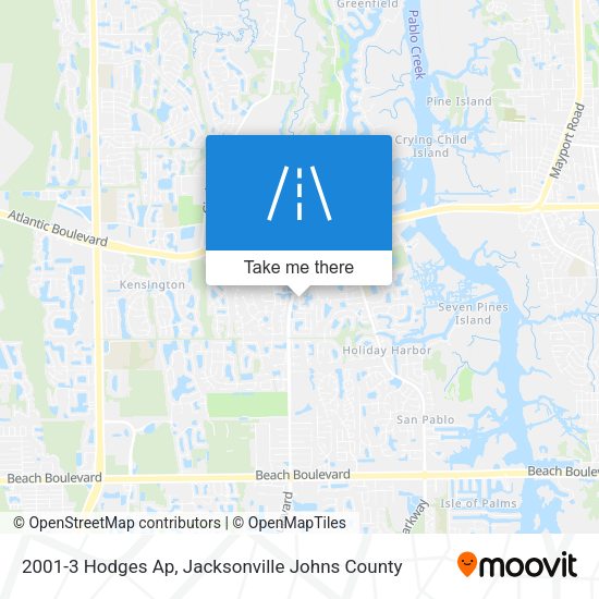 Mapa de 2001-3 Hodges Ap