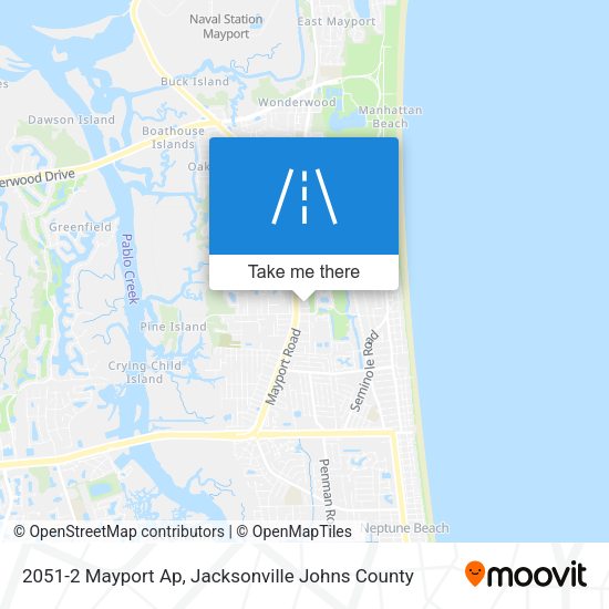 Mapa de 2051-2 Mayport Ap