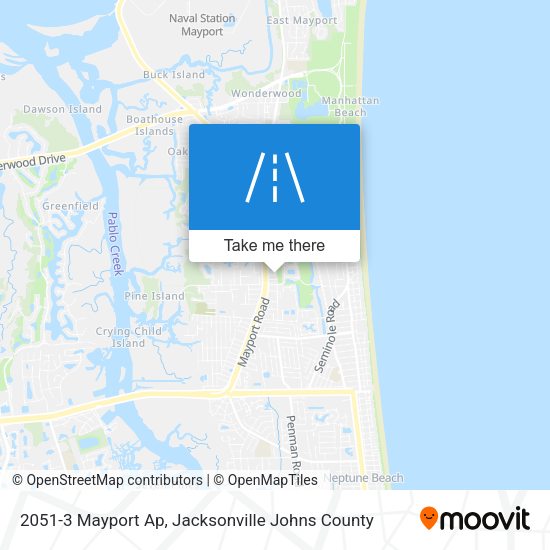 Mapa de 2051-3 Mayport Ap