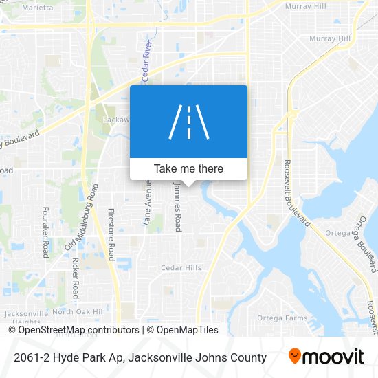 Mapa de 2061-2 Hyde Park Ap