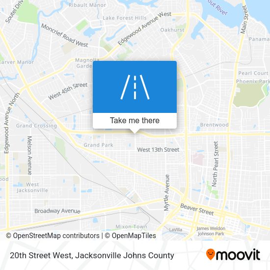 Mapa de 20th Street West