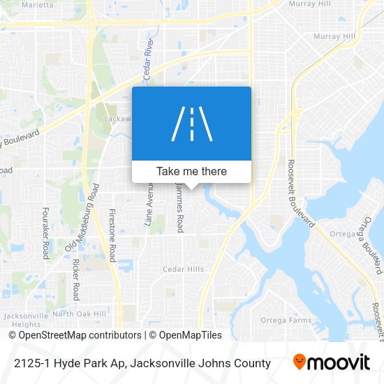 2125-1 Hyde Park Ap map
