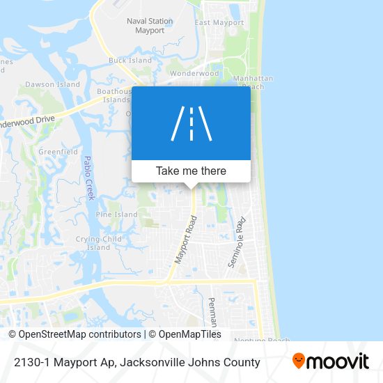 Mapa de 2130-1 Mayport Ap