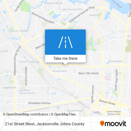 Mapa de 21st Street West