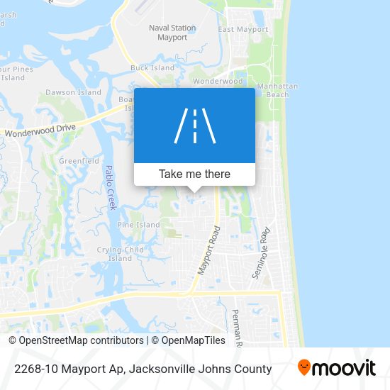 2268-10 Mayport Ap map