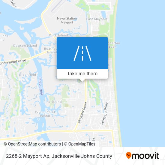 Mapa de 2268-2 Mayport Ap