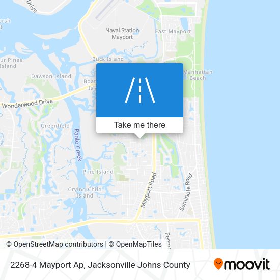 Mapa de 2268-4 Mayport Ap
