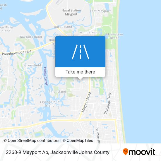 2268-9 Mayport Ap map