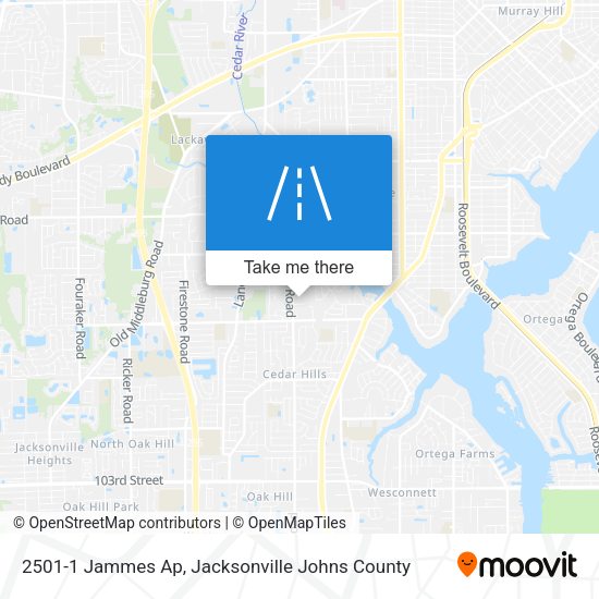 2501-1 Jammes Ap map
