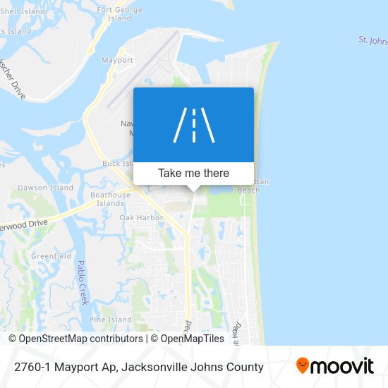 Mapa de 2760-1 Mayport Ap