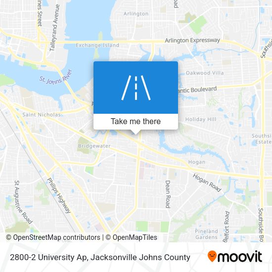 2800-2 University Ap map