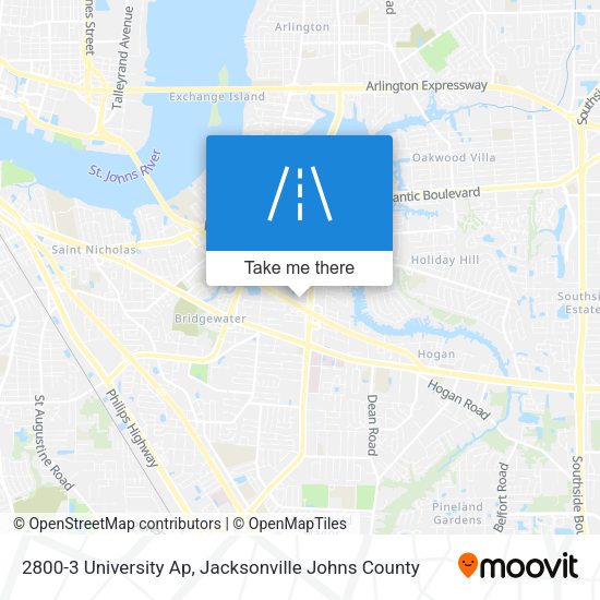 2800-3 University Ap map