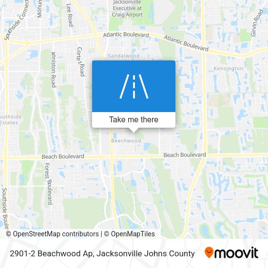 2901-2 Beachwood Ap map