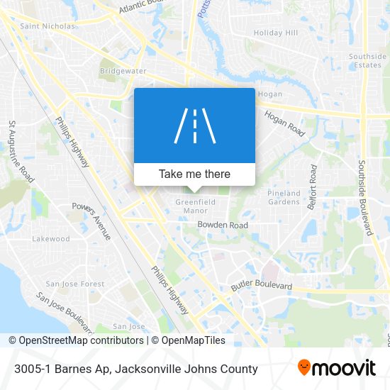 3005-1 Barnes Ap map