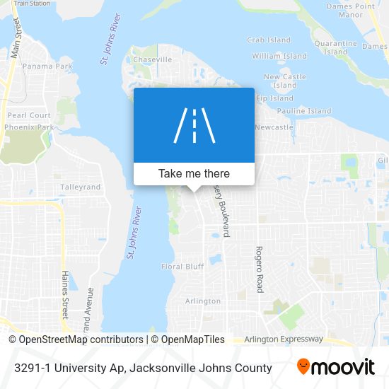 3291-1 University Ap map