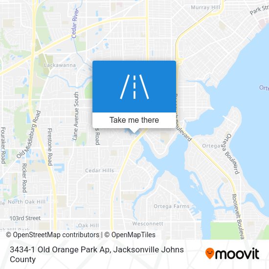 3434-1 Old Orange Park Ap map