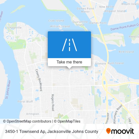 3450-1 Townsend Ap map