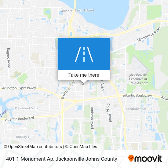 401-1 Monument Ap map