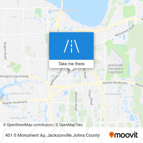 401-5 Monument Ap map