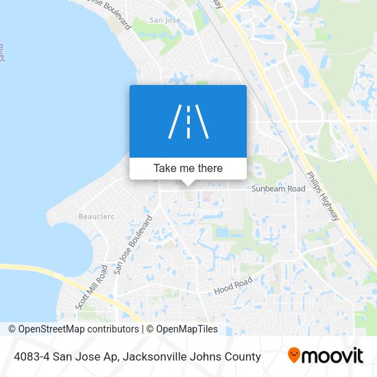 Mapa de 4083-4 San Jose Ap