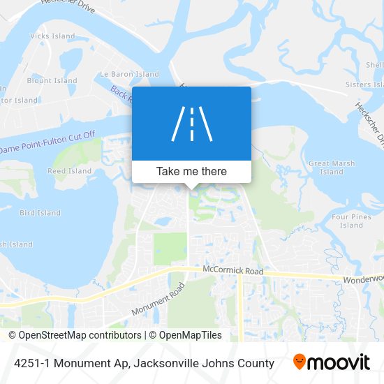 Mapa de 4251-1 Monument Ap