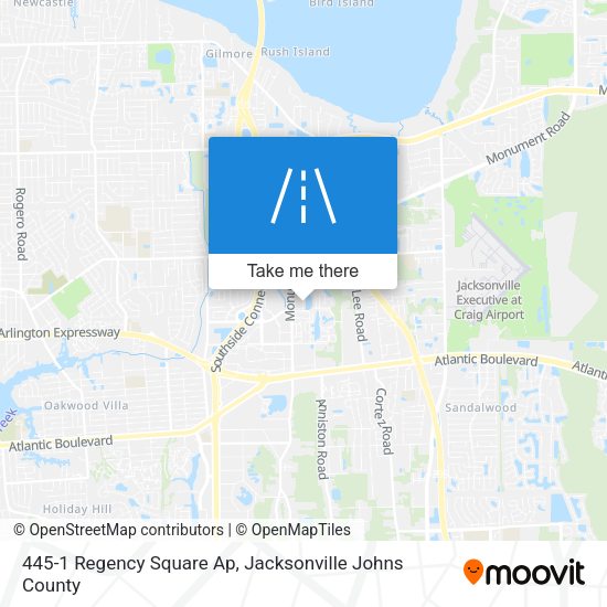 445-1 Regency Square Ap map