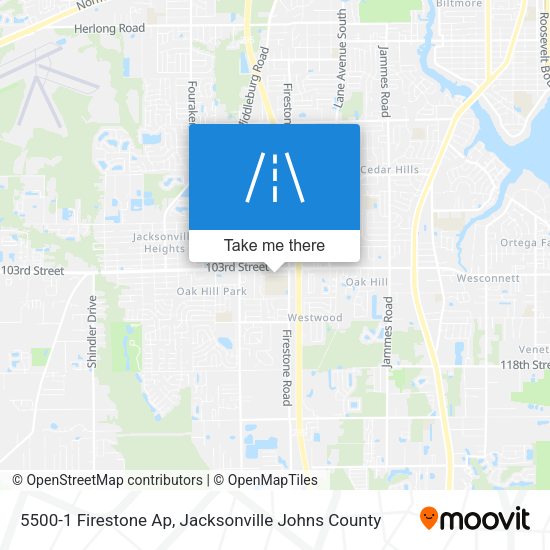 5500-1 Firestone Ap map